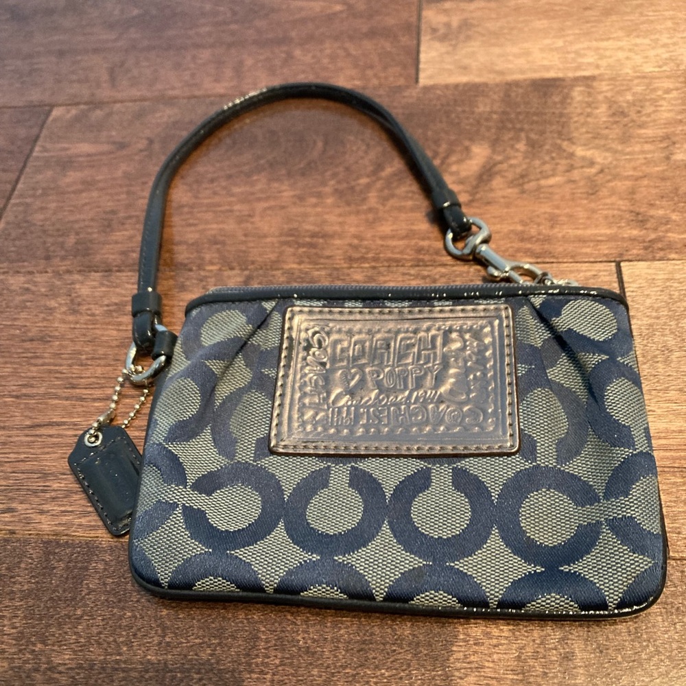 Coach corner zip wristlet